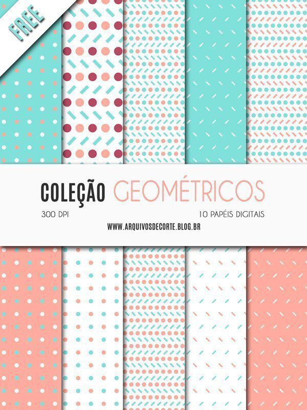 Papeis digitais Geométricos