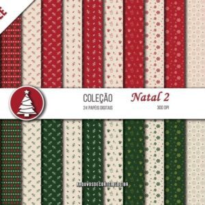 Papéis digitais – Arquivos de Corte Papel Digital de Natal