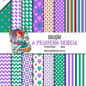 papel digital a pequena sereia