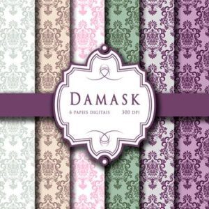 papel digital damask