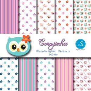 Papel digital Corujinha