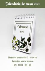 Calendários de mesa 2020