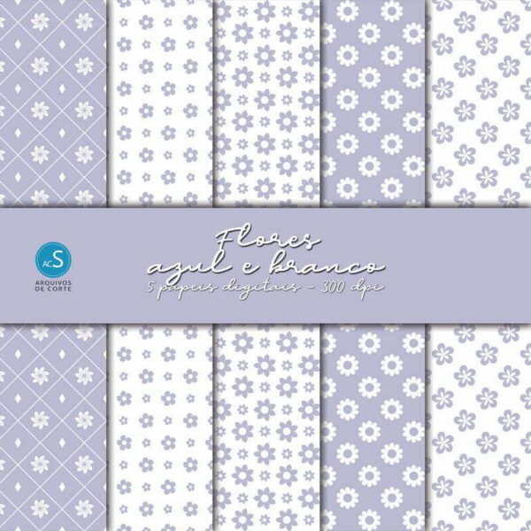 Papel digital Flores