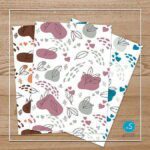 papel digital de folhas