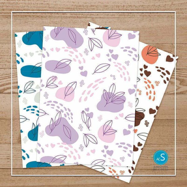 papel digital de folhas