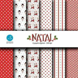 papel digital de natal grátis