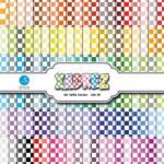 kit de papel digital xadrez