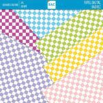 kit de papel digital xadrez