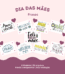 Papéis digitais – Arquivos de Corte Frases para o Dia das Mães