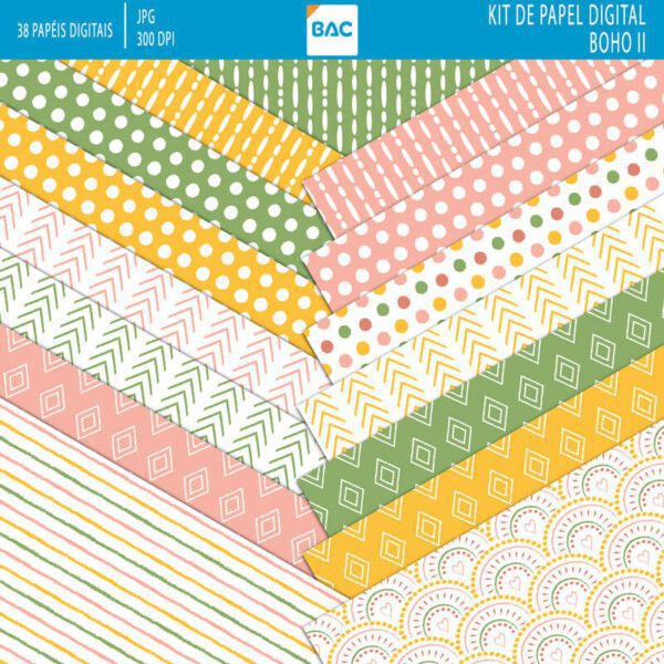 Kit digital Boho II Kit digital Boho II