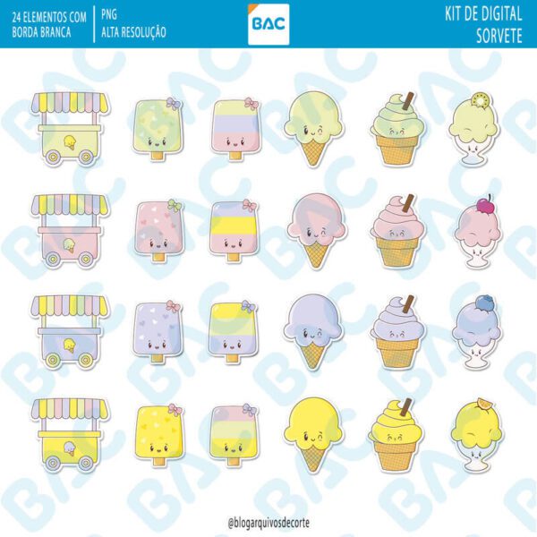 kit digital sorvete