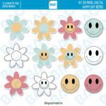 Kit digital Happy Day Retro