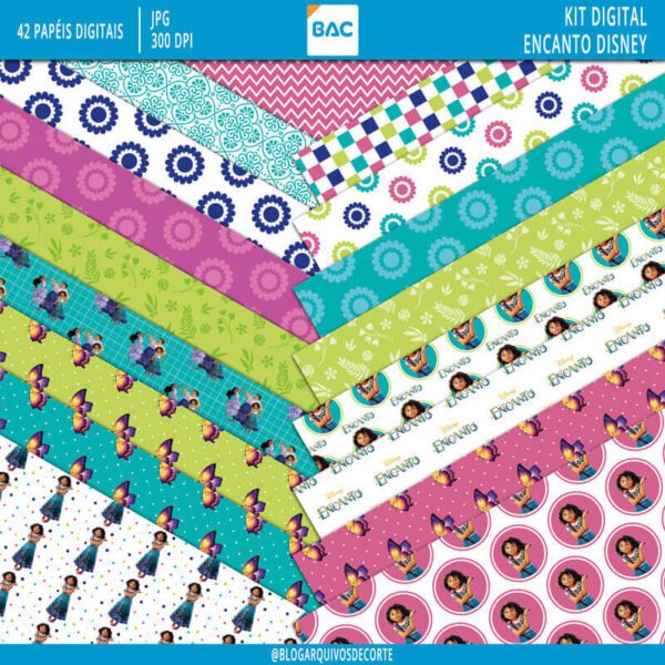 Papel Digital Encanto Disney