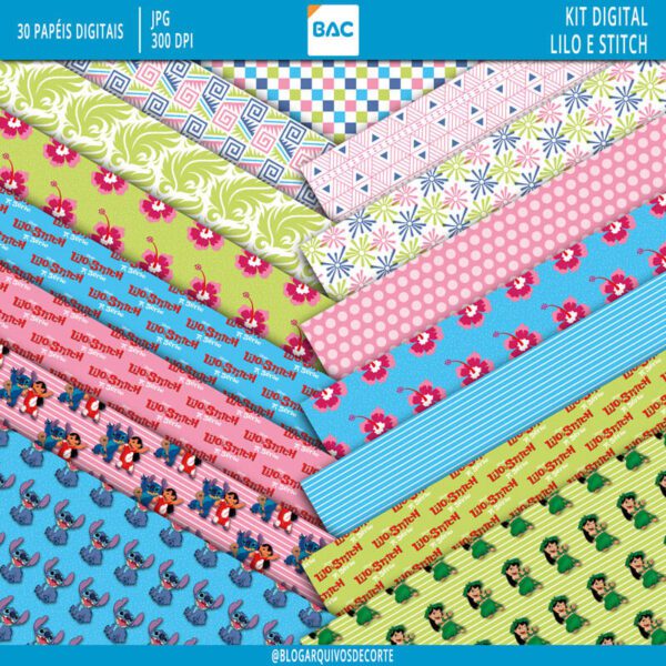 papel digital lilo e stitch papel digital lilo e stitch