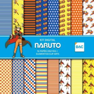 Kit de papeldigital Naruto