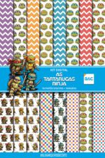 Kit Digital As Tartarugas Ninjas