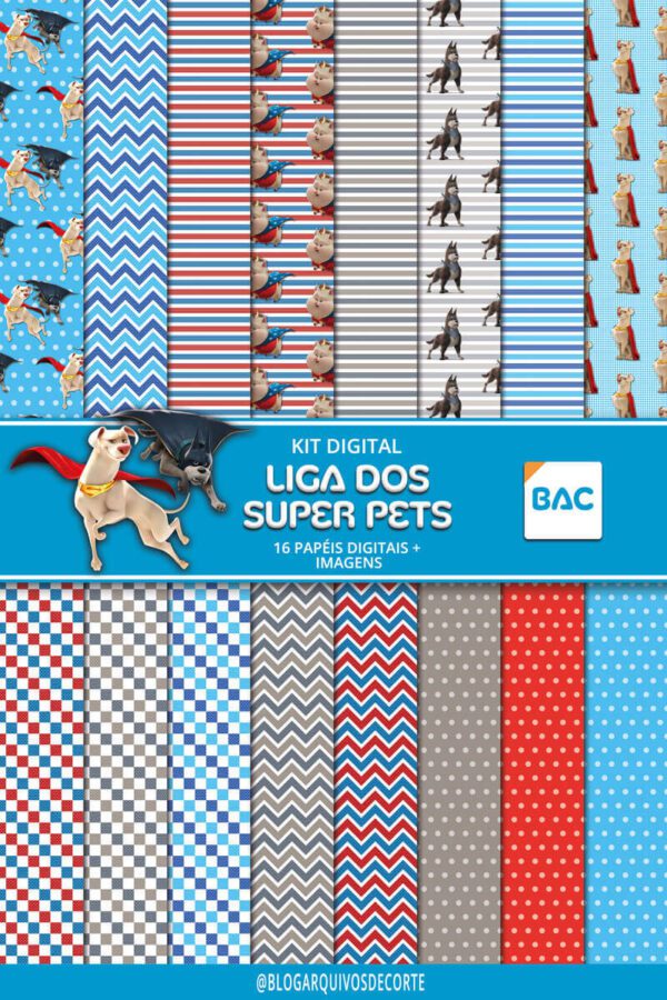 Papel Digital A Liga dos Super Pets Papel Digital A Liga dos Super Pets