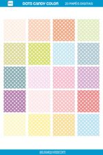 Papel digital CAndy Color Dots