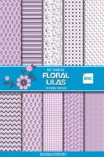 Papel Digital Floral Lilás