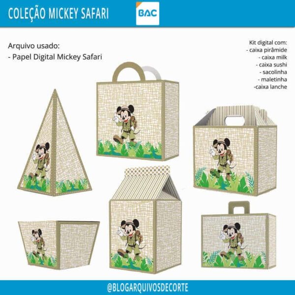 Kit Festa Mickey Safari Kit Festa Mickey Safari