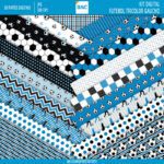 Kit de Papel Digital Tricolor Gaúcho