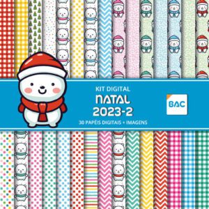 Papéis digitais – Arquivos de Corte Kit Digital de Natal 2023