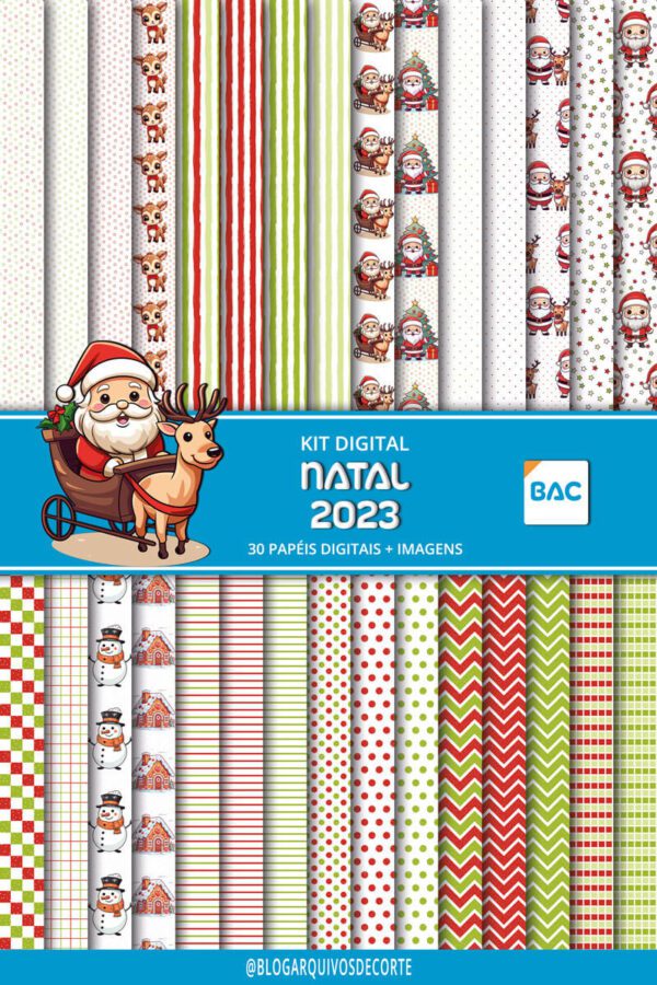 Papel Digital de Natal 2023