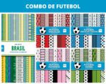 Combo de Papel Digital de Futebol