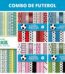 Papéis digitais – Arquivos de Corte Combo de Papel Digital de Futebol