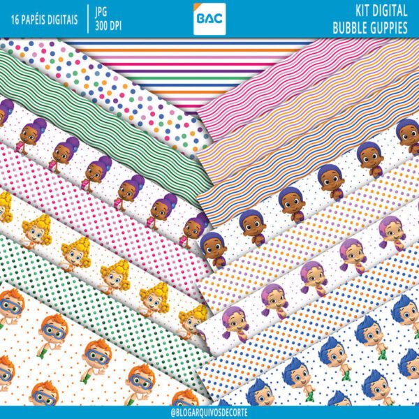 Papel Digital Bubble Guppies Papel Digital Bubble Guppies