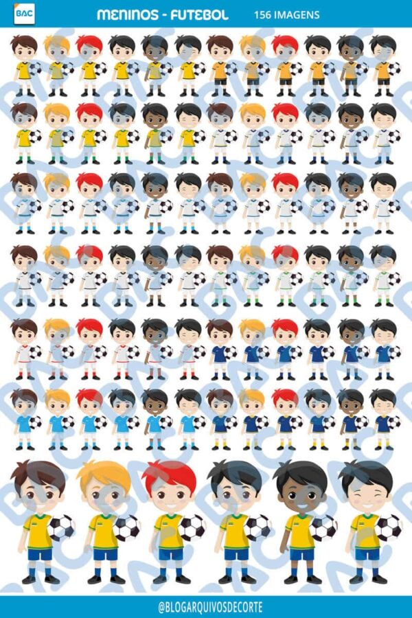 Menino Jogador de Futebol