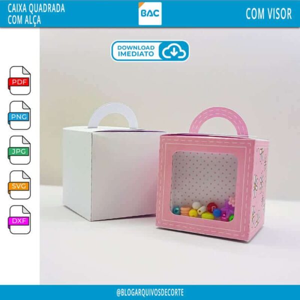 Caixinha Quadrada com Alça