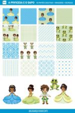 Papel Digital A Princesa e o Sapo