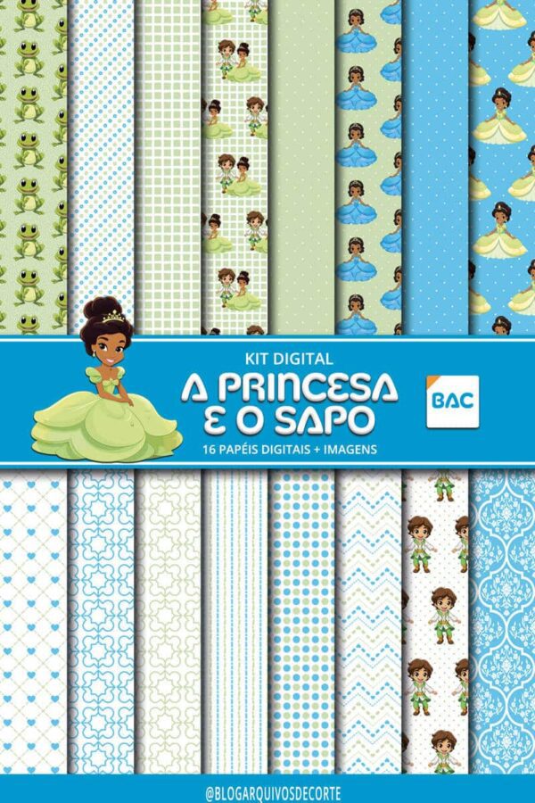 Papel Digital A Princesa e o Sapo Papel Digital A Princesa e o Sapo