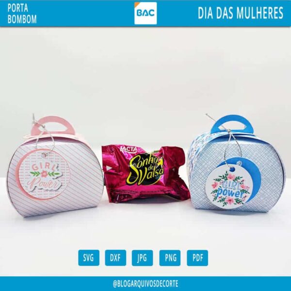 Porta Bombom Dia das Mulheres Porta Bombom Dia das Mulheres