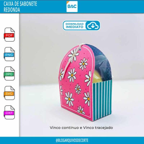 Caixa de Sabonete Redonda