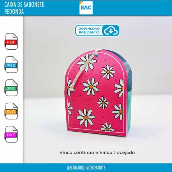 Caixa de Sabonete Redonda