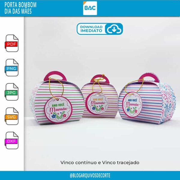 Porta Bombom Dia das Mães Porta Bombom Dia das Mães