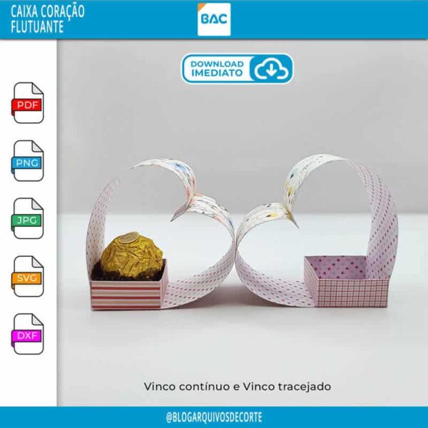 Caixa Coração Flutuante