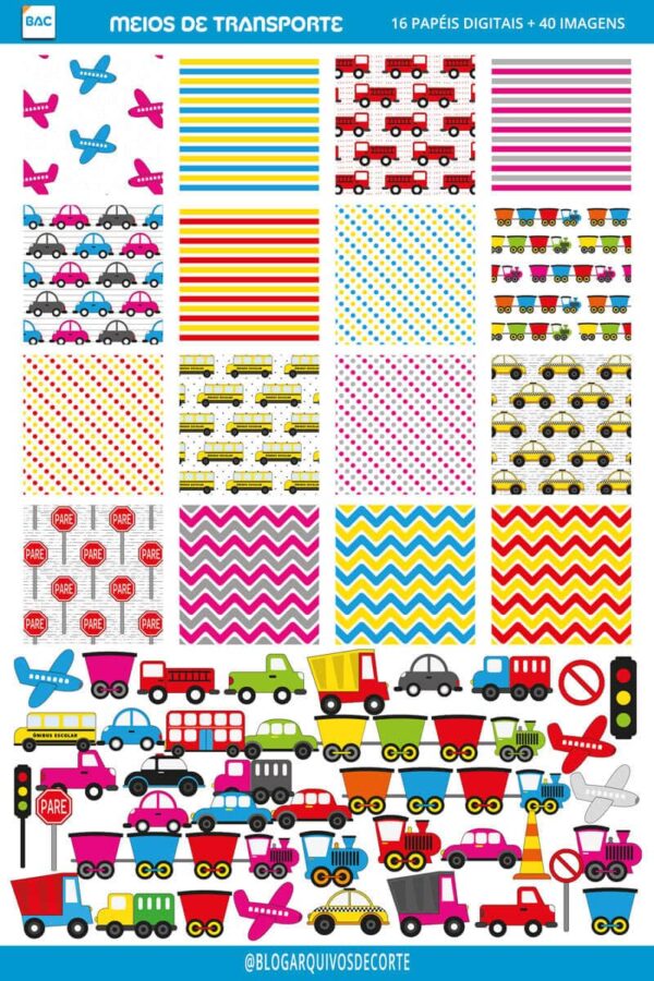 Papel Digital Meios de Transporte