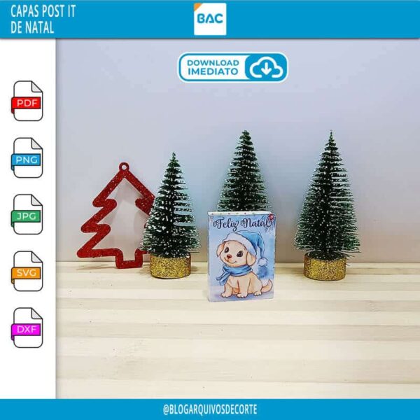 Capa para Post-it de Natal