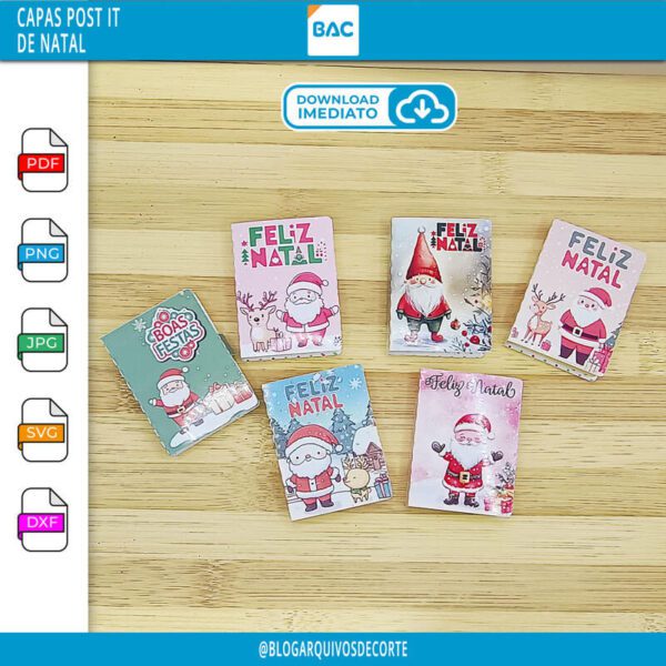 Capa para Post-it de Natal