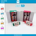 Caixa de Natal para 2 Chocolates Baton