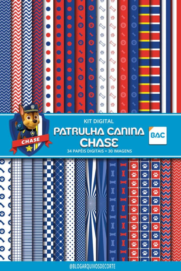 kit_digital_patrulha-canina-chase Kit de Papel Digital Patrulha Canina - Chase
