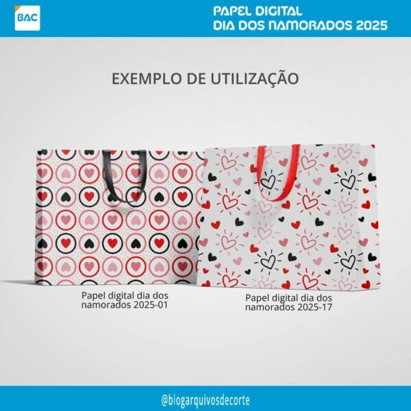 Papel Digital Dia dos Namorados 2025