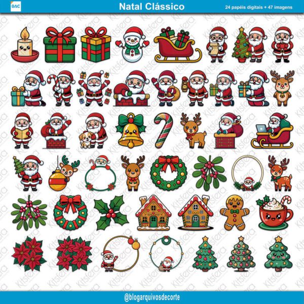 Papel Digital Natal Clássico