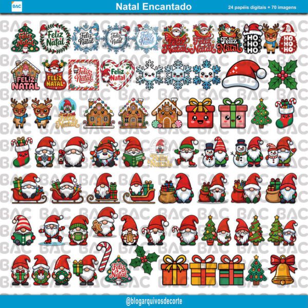 Papel Digital Natal Encantado