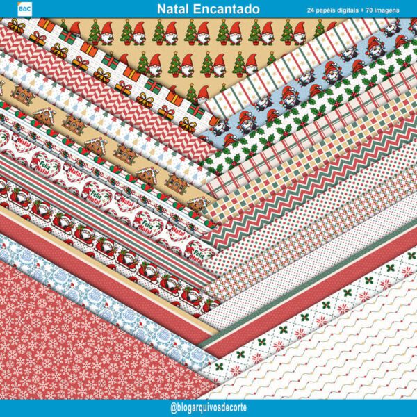 Papel Digital Natal Encantado