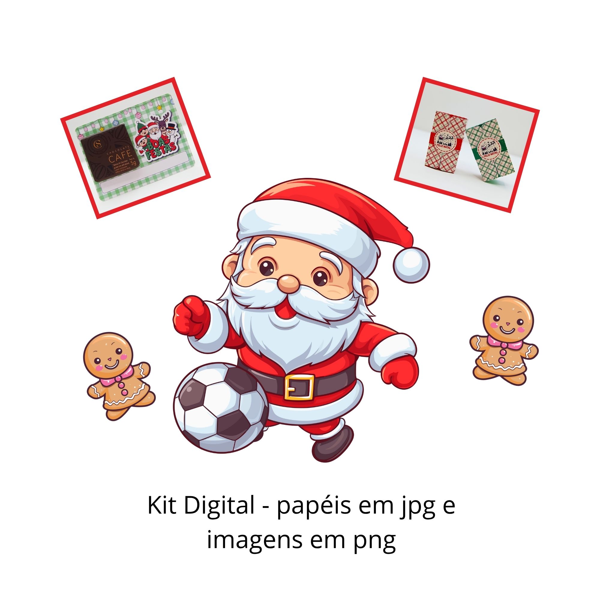 Kit Digital Natal – Combo Papai Noel Divertido Kit Digital Natal – Combo Papai Noel Divertido