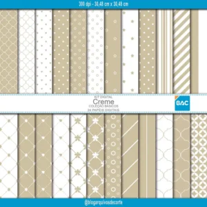 Papel digital creme